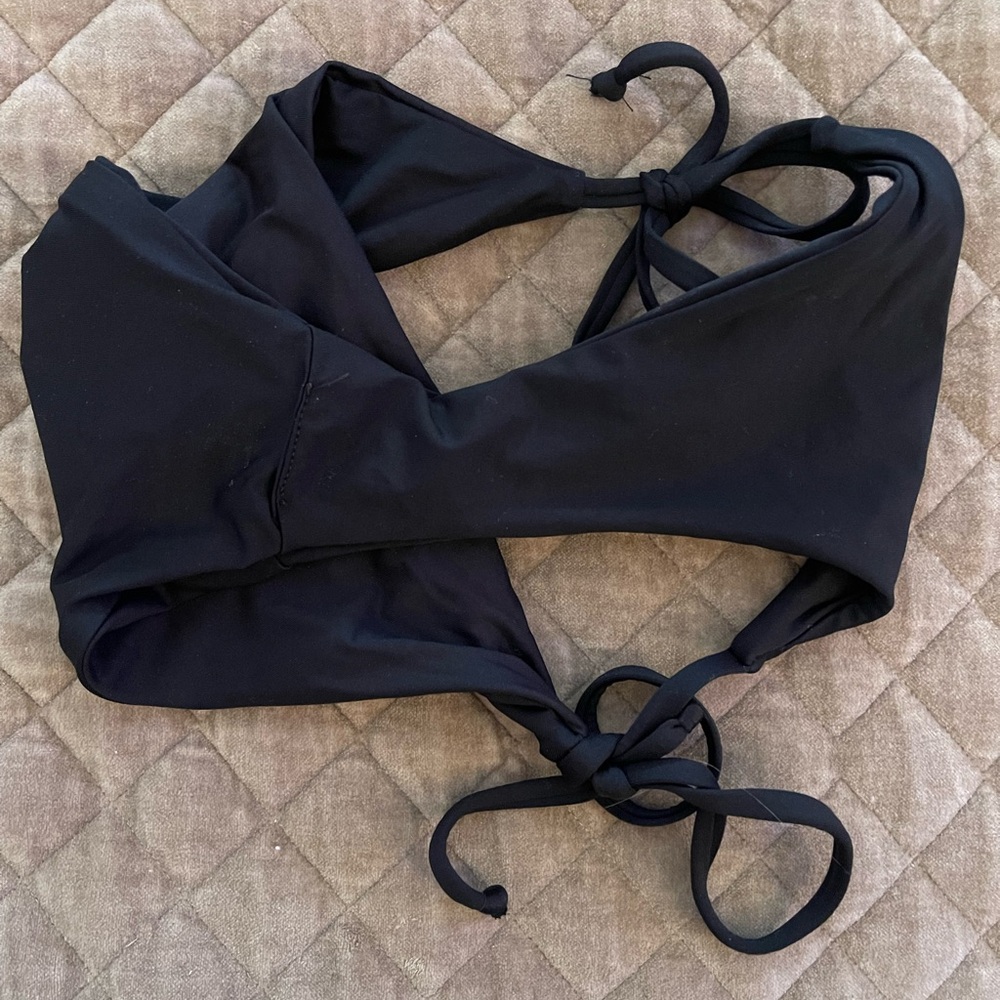 Becca Color Code Triangle Bikini Top-Sz.S/P and Tie Side Bikini Bottom-Sz.XS. - Picture 4 of 5